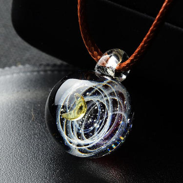 The Universe Star Moon Heart Spirit Crystal Pendant Necklace-Your Soul Place